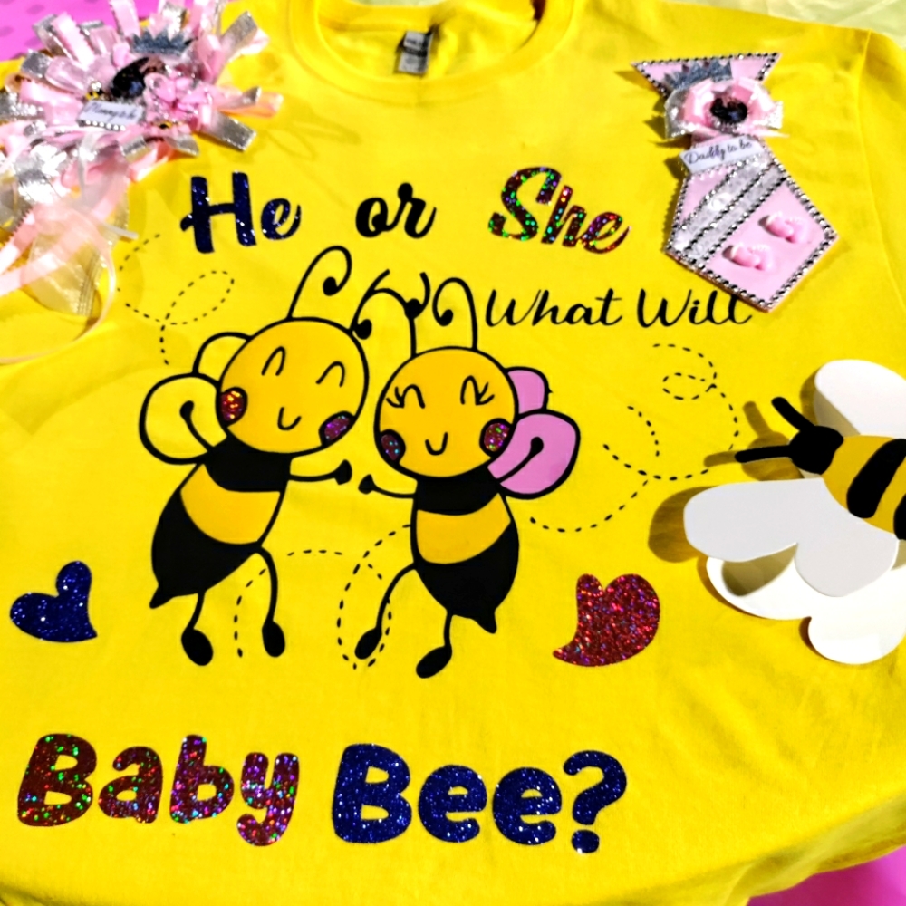 What Will Baby Bee Tshirt, Bee Tshirt, Gender Reveal Tshirt, Baby Shower…